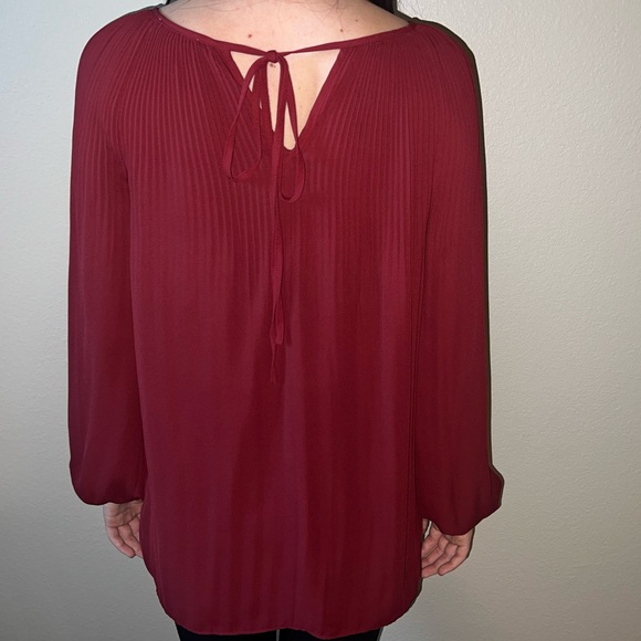 Red Ribbed top - Picture 2 of 3